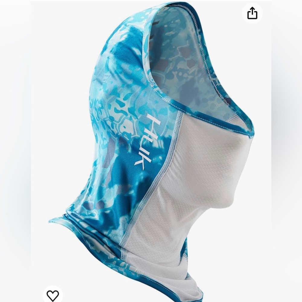 NWT Huk sun protection neck and face gaiter/ sun protection upf 30+